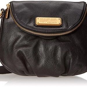 Mark Jacobs black leather Crossbody purse